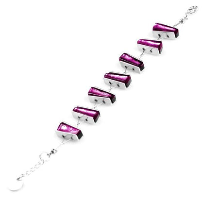 Purple Deco Stripe Bracelet