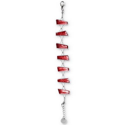 Rose Deco Stripe Bracelet | The Jewellery Stop