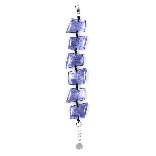 Lilac Patchwork Bracelet | The Jewellery Stop
