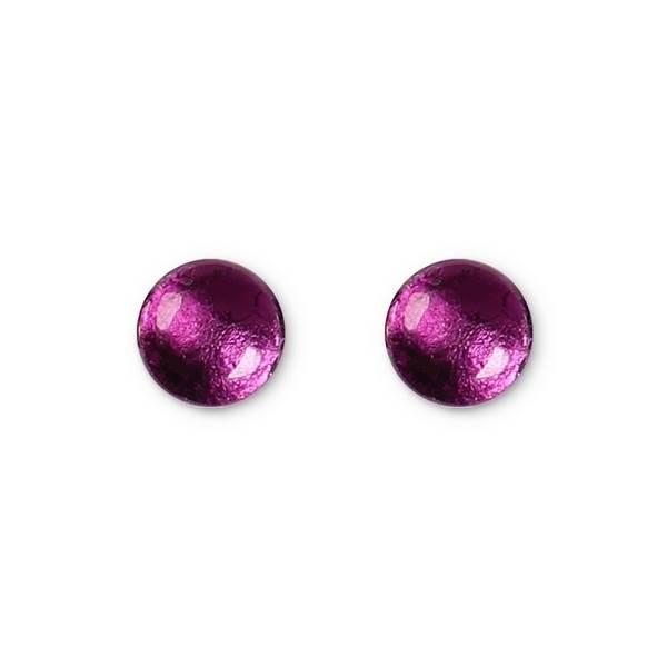 Purple Antique Circles Stud Earrings | The Jewellery Stop