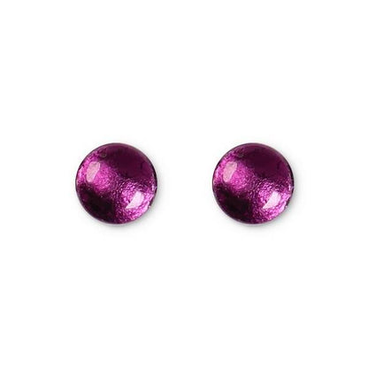 Purple Antique Circles Stud Earrings | The Jewellery Stop