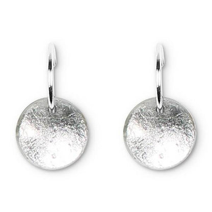 Silver Antique Circles Creole Earrings | The Jewellery Stop