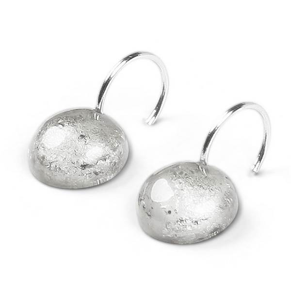 Silver Antique Circles Creole Earrings | The Jewellery Stop