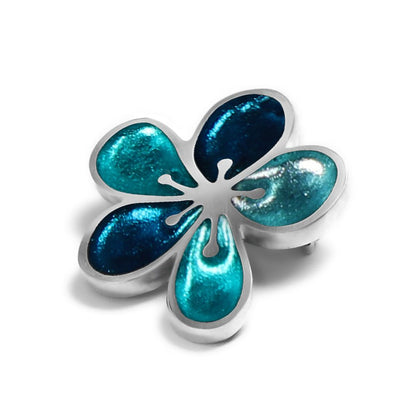 Teal Calachuchi Brooch | The Jewellery Stop