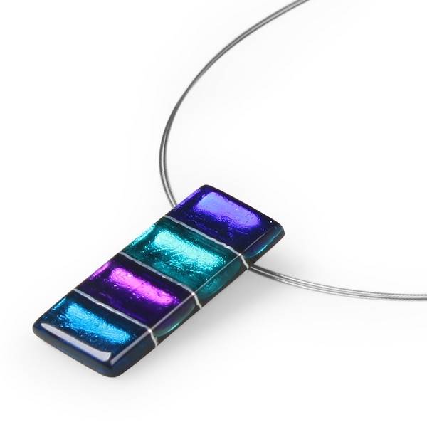 Peacock Classic Stripes Pendant