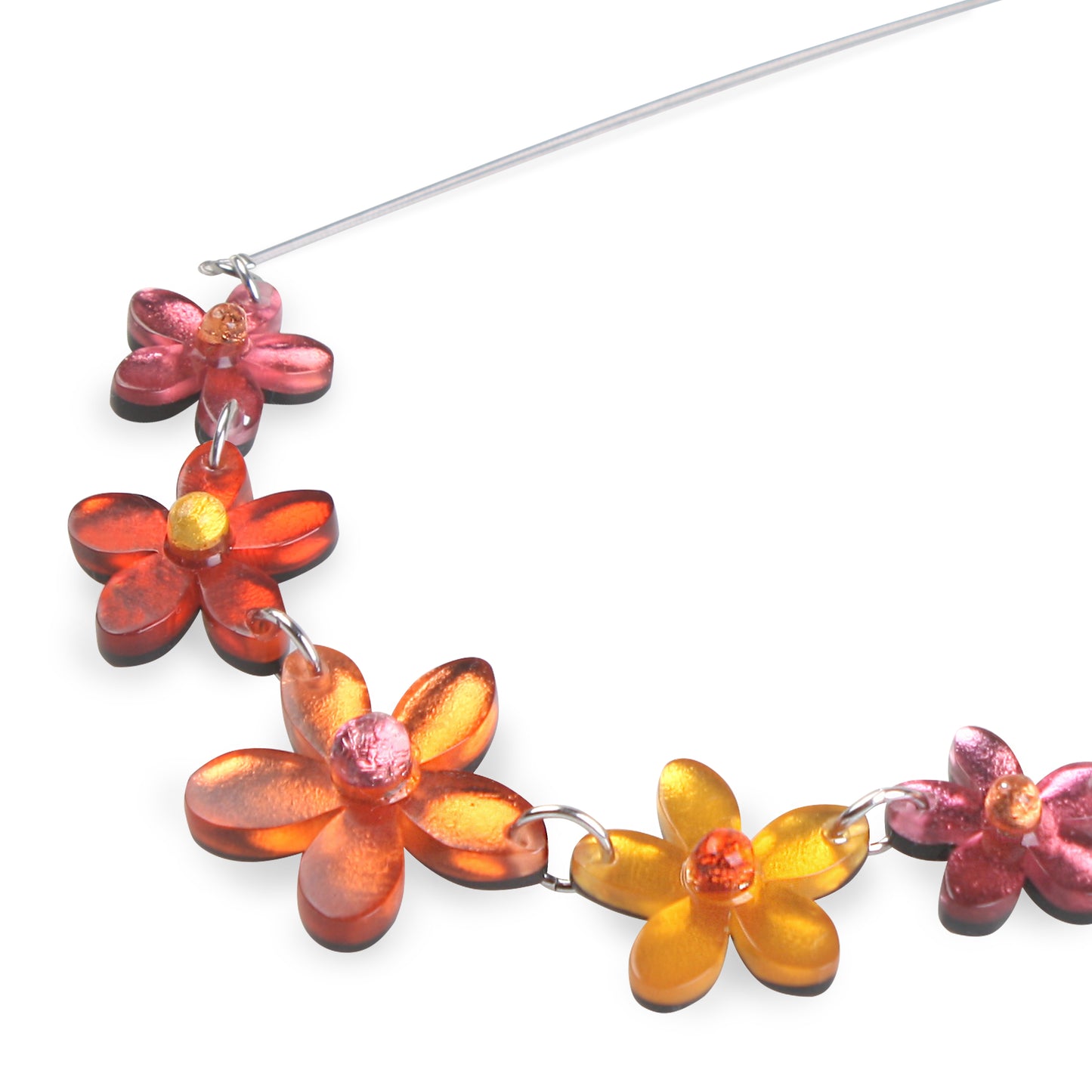 Carnival Flower Necklace
