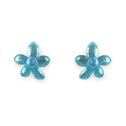 Ice Flower Stud Earrings