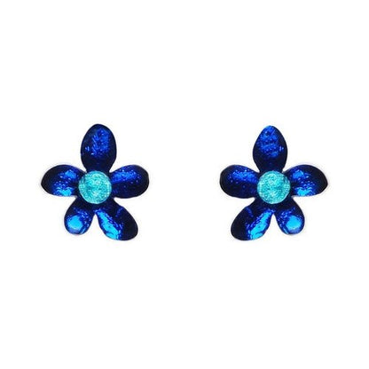 Twilight Flower Stud Earrings | The Jewellery Stop