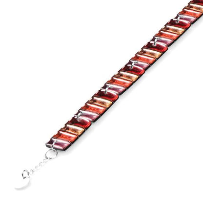 Rose Classic Stripes Bracelet | The Jewellery Stop