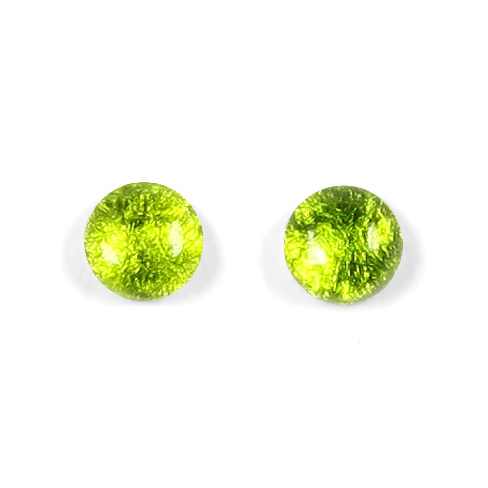 Seaweed Cabouchon Medium Stud Earrings | The Jewellery Stop