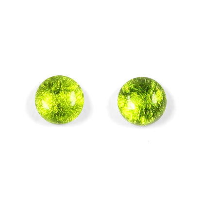 Seaweed Cabouchon Medium Stud Earrings | The Jewellery Stop