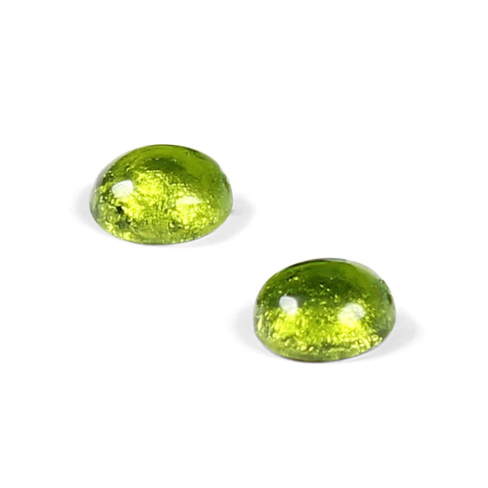 Seaweed Cabouchon Medium Stud Earrings | The Jewellery Stop