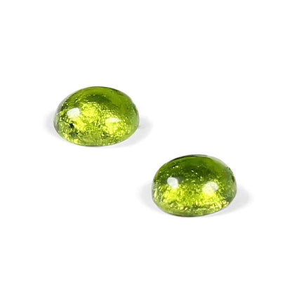 Seaweed Cabouchon Medium Stud Earrings | The Jewellery Stop