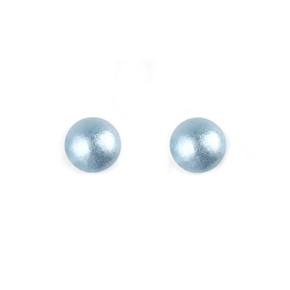 Sky Cabouchon Small Stud Earrings | The Jewellery Stop