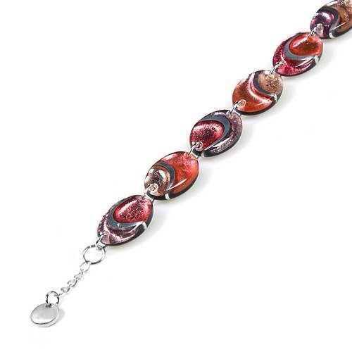 Rose Oval Swirl Bracelet | The Jewellery Stop