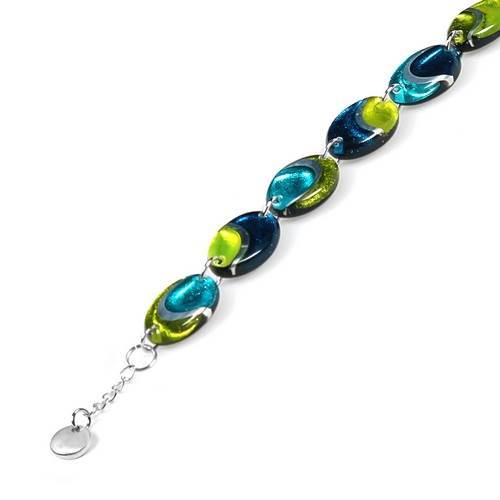 Seaweed Oval Swirl Bracelet | The Jewellery Stop