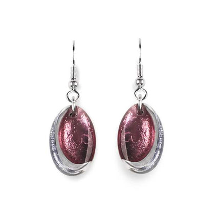 Pastels Oval Swirl Fish Hook Earrings | The Jewellery Stop