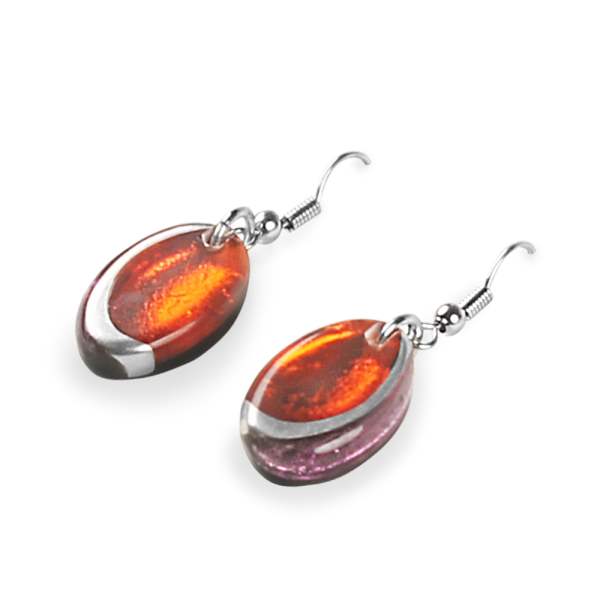 Rio Oval Swirl Fish Hook Earrings | The Jewellery Stop
