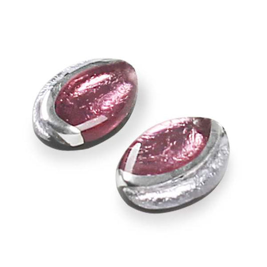 Pastels Oval Swirl Stud Earrings | The Jewellery Stop