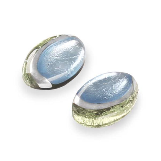 Pear Oval Swirl Stud Earrings | The Jewellery Stop
