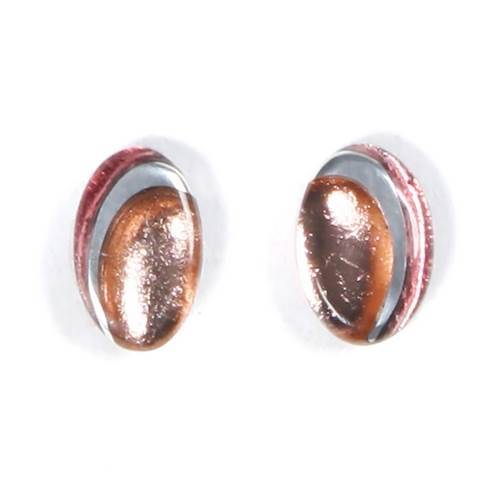 Rose Oval Swirl Stud Earrings | The Jewellery Stop