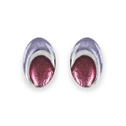 Pastels Oval Swirl Clip Earrings | The Jewellery Stop