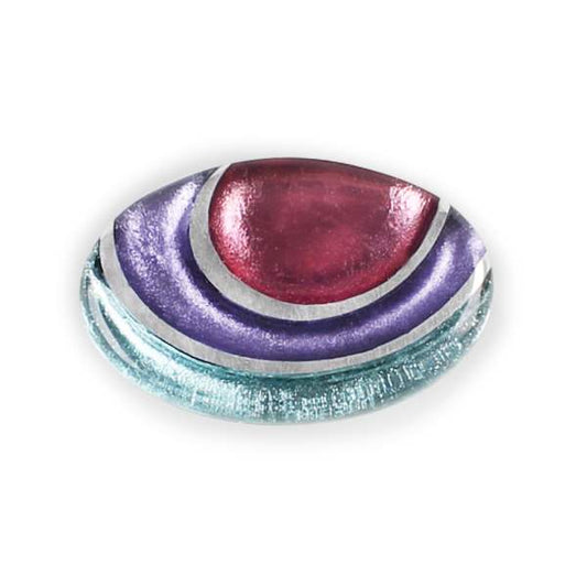 Pastels Oval Swirl Brooch | The Jewellery Stop