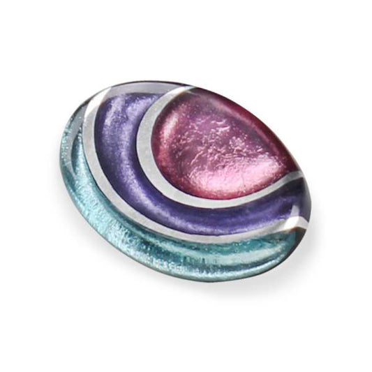 Pastels Oval Swirl Brooch | The Jewellery Stop