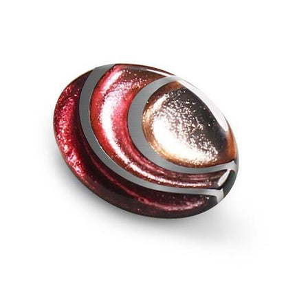 Rose Oval Swirl Brooch | The Jewellery Stop