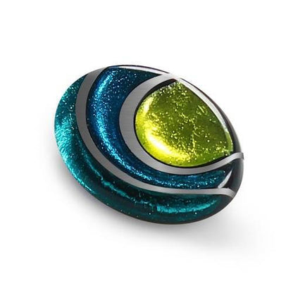 Seaweed Oval Swirl Brooch | The Jewellery Stop