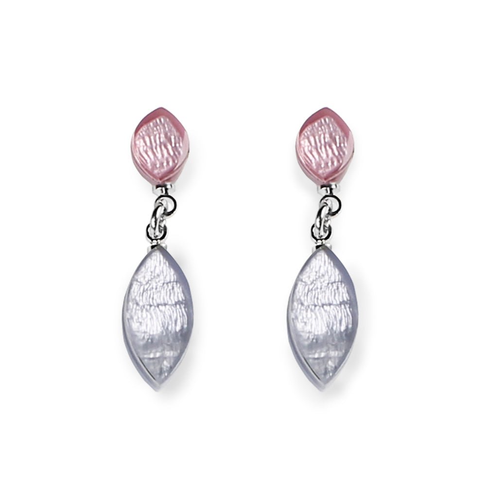 Pastels Petal Dangle Stud Earrings | The Jewellery Stop
