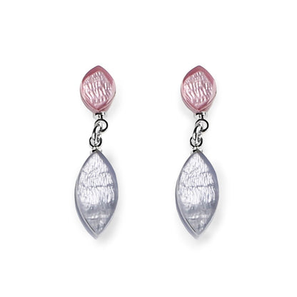 Pastels Petal Dangle Stud Earrings | The Jewellery Stop