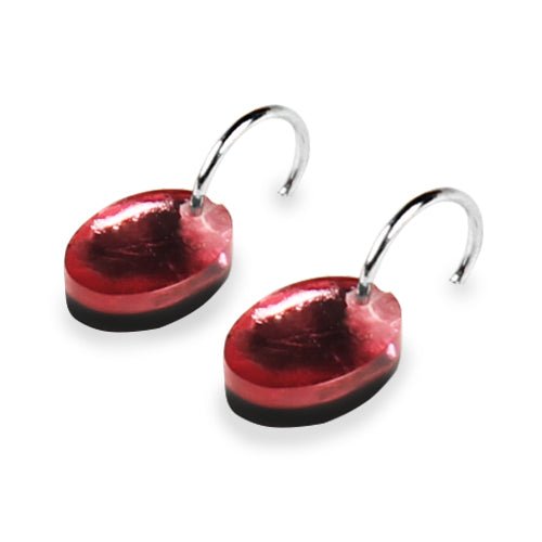 Cherry Oval Echo Creole Earrings | The Jewellery Stop