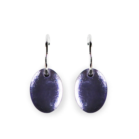 Pastels Oval Echo Creole Earrings | The Jewellery Stop