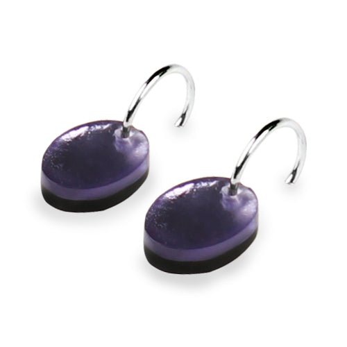 Pastels Oval Echo Creole Earrings | The Jewellery Stop