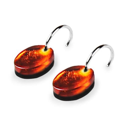 Spice Oval Echo Creole Earrings | The Jewellery Stop