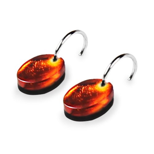 Spice Oval Echo Creole Earrings | The Jewellery Stop
