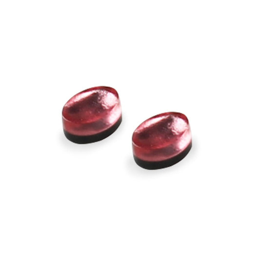 Cherry Oval Echo Stud Earrings | The Jewellery Stop