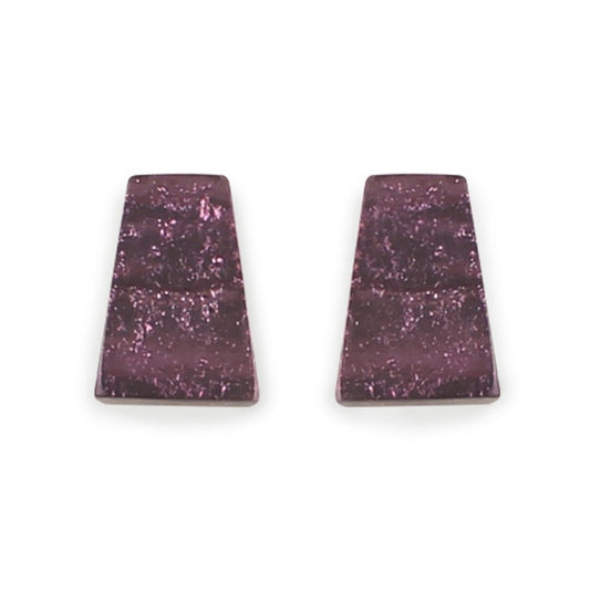 Purple Aztec Stud Earrings | The Jewellery Stop