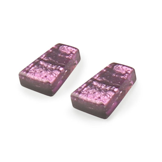 Purple Aztec Stud Earrings | The Jewellery Stop