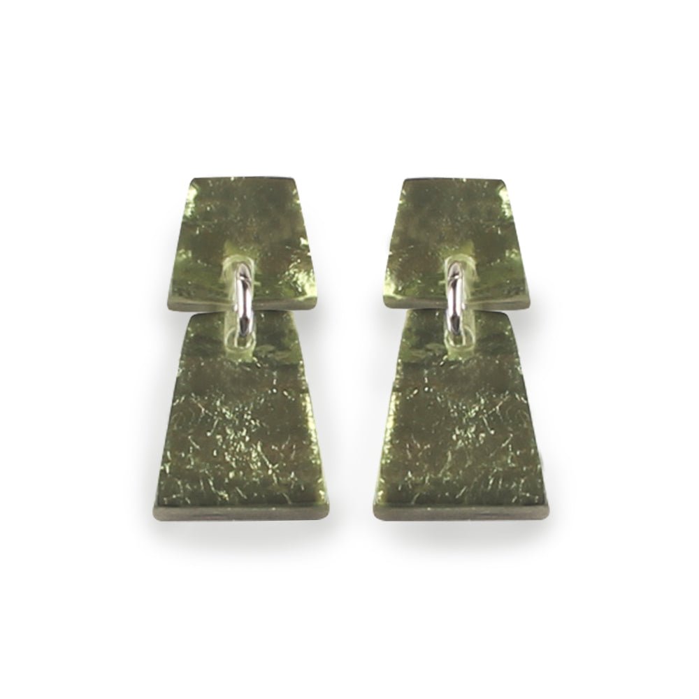 Moss Aztec Dangle Stud Earrings | The Jewellery Stop