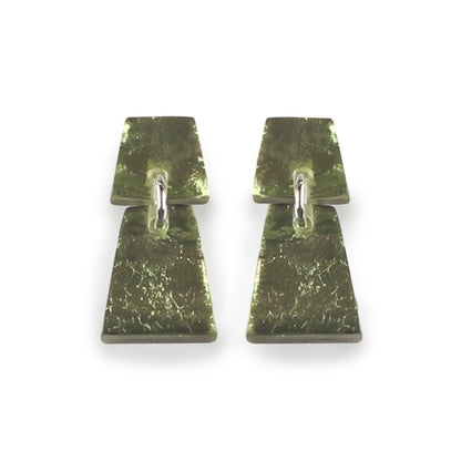 Moss Aztec Dangle Stud Earrings | The Jewellery Stop
