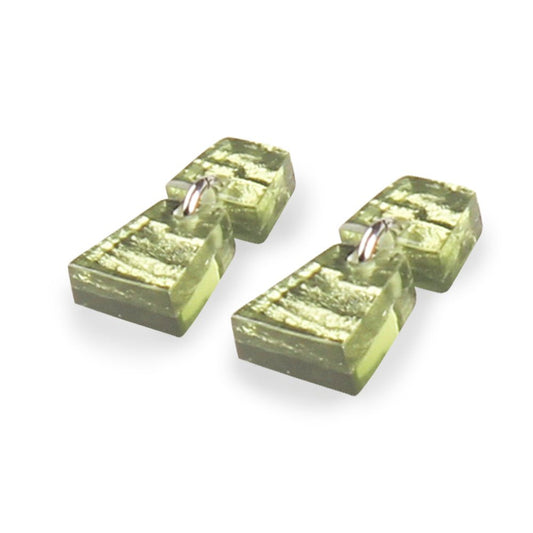 Moss Aztec Dangle Stud Earrings | The Jewellery Stop