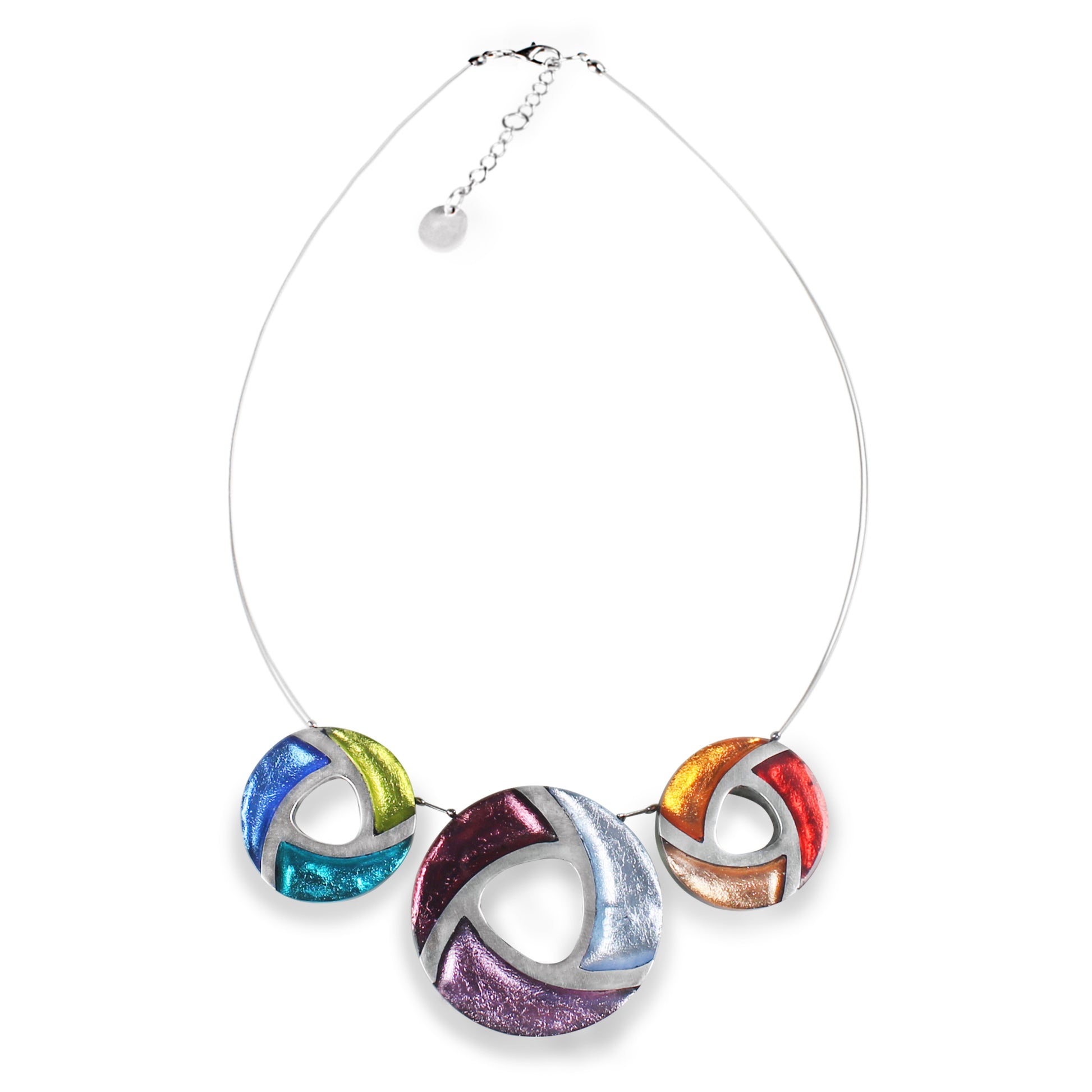 Rainbow Trisceli Necklace