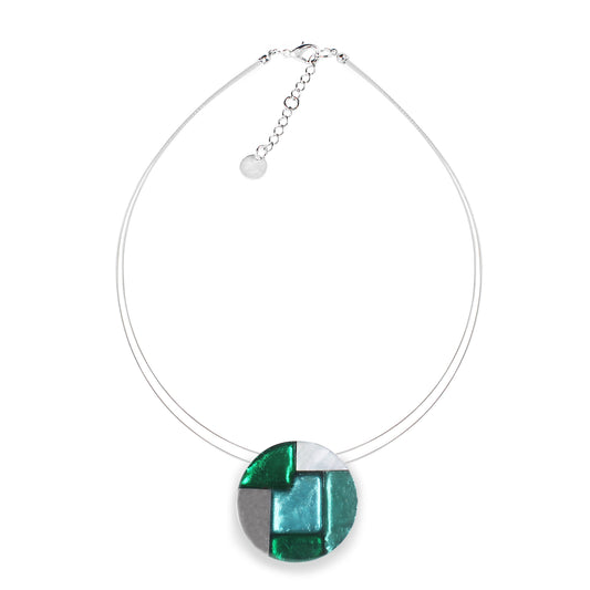 Emerald Mosaic Pendant | The Jewellery Stop
