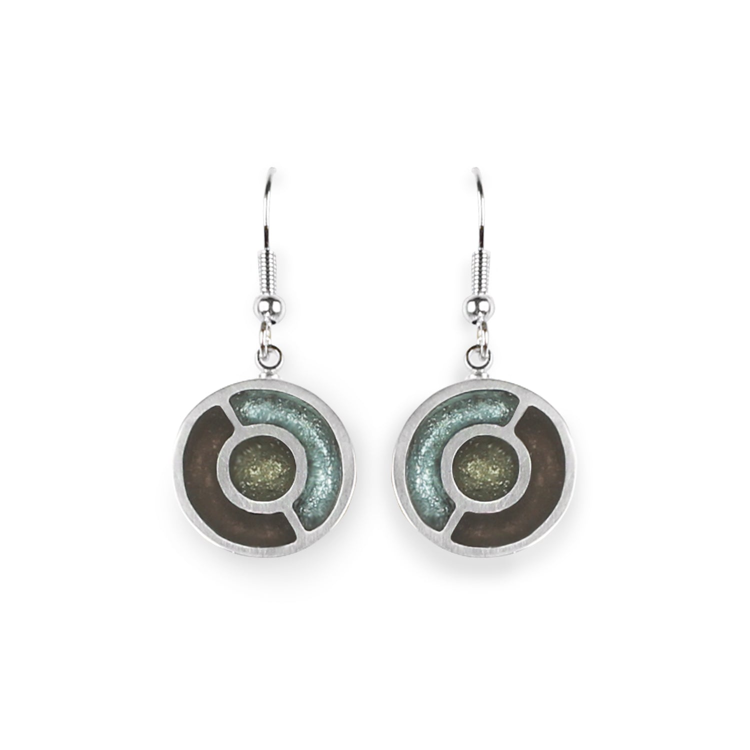 Pear Labyrinth Fish Hook Earrings | The Jewellery Stop
