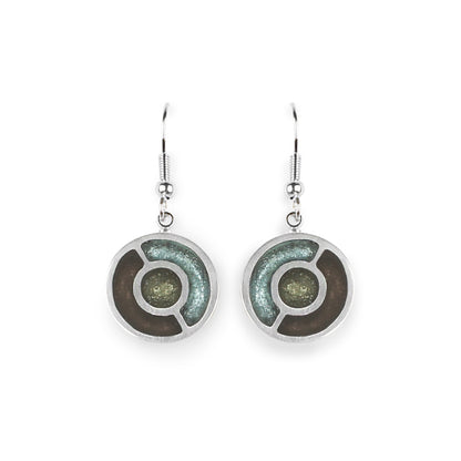 Pear Labyrinth Fish Hook Earrings | The Jewellery Stop