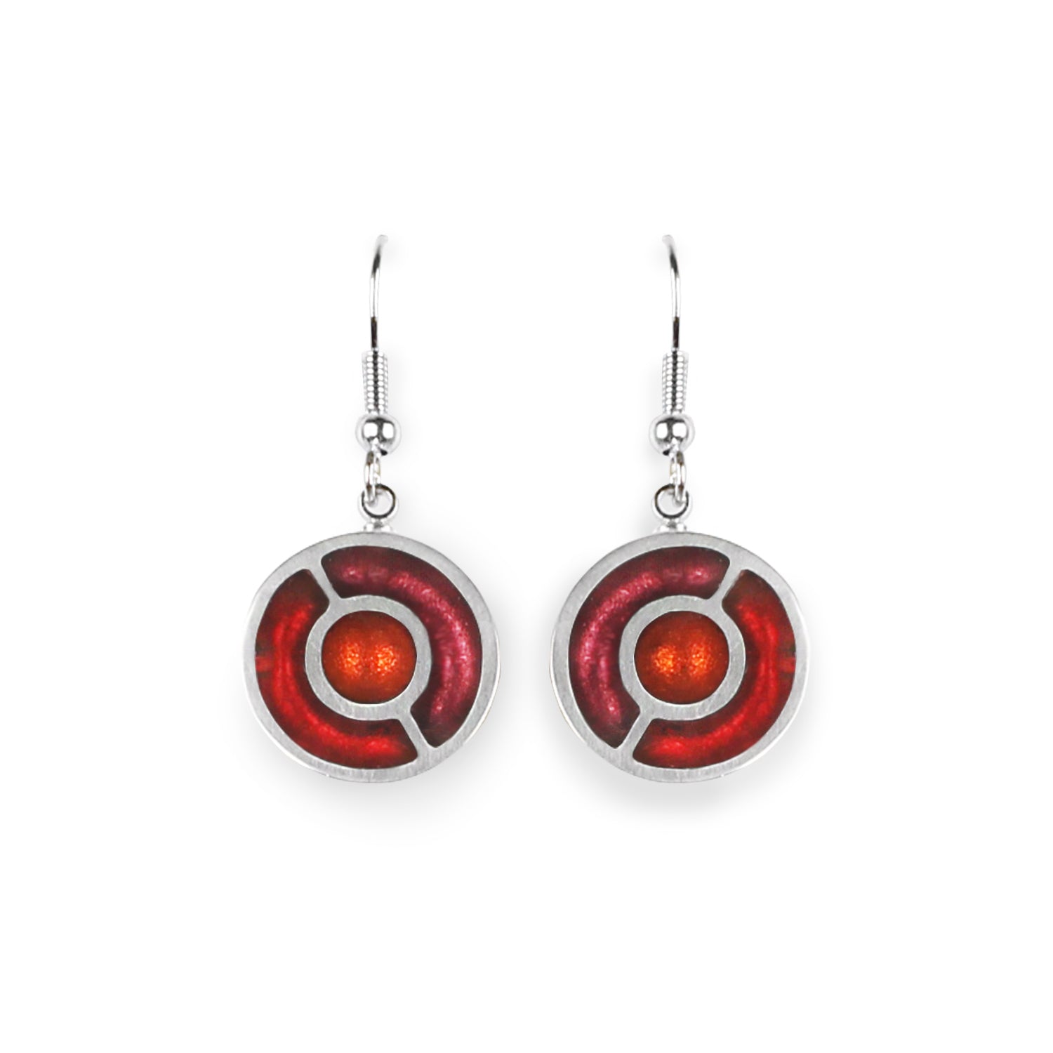 Prism Labyrinth Fish Hook Earrings | The Jewellery Stop