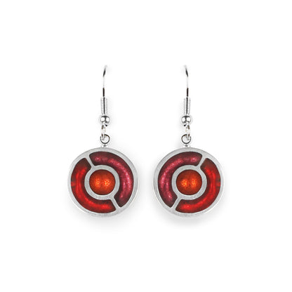 Prism Labyrinth Fish Hook Earrings | The Jewellery Stop