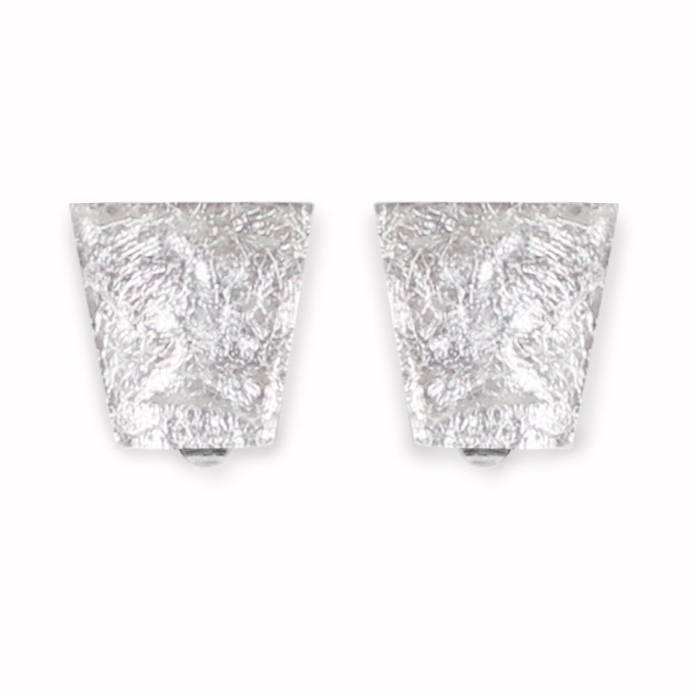 Silver Aztec Clip Earrings | The Jewellery Stop